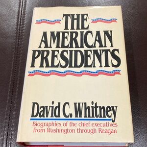 David C. Whitney The American Presidents - Hardcover Book (Cream)
